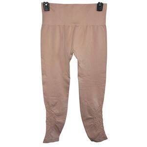 One5One Blush Pink‎ Crop Leggings with Cutout Small / Medium